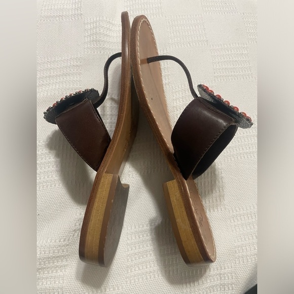 Miss Trish of Capri jeweled sandals made in Italy Size 6 - Picture 3 of 10